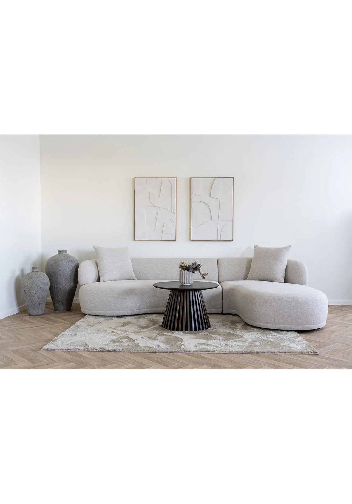 Mesa de centro Kanso en chapa de roble 70cm × 45cm