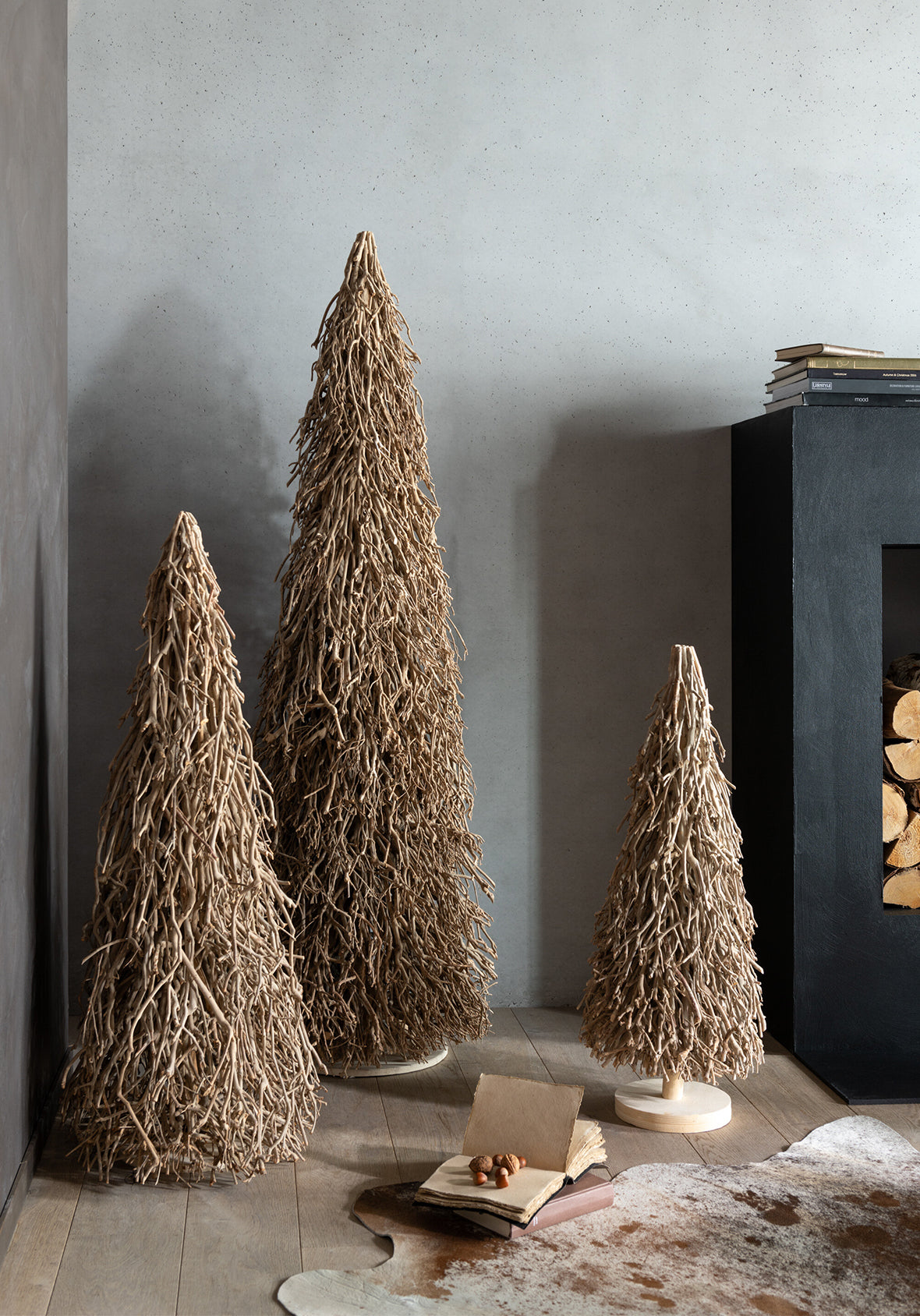 Árbol de Navidad de Madera Natural – Ramas Madera Natural