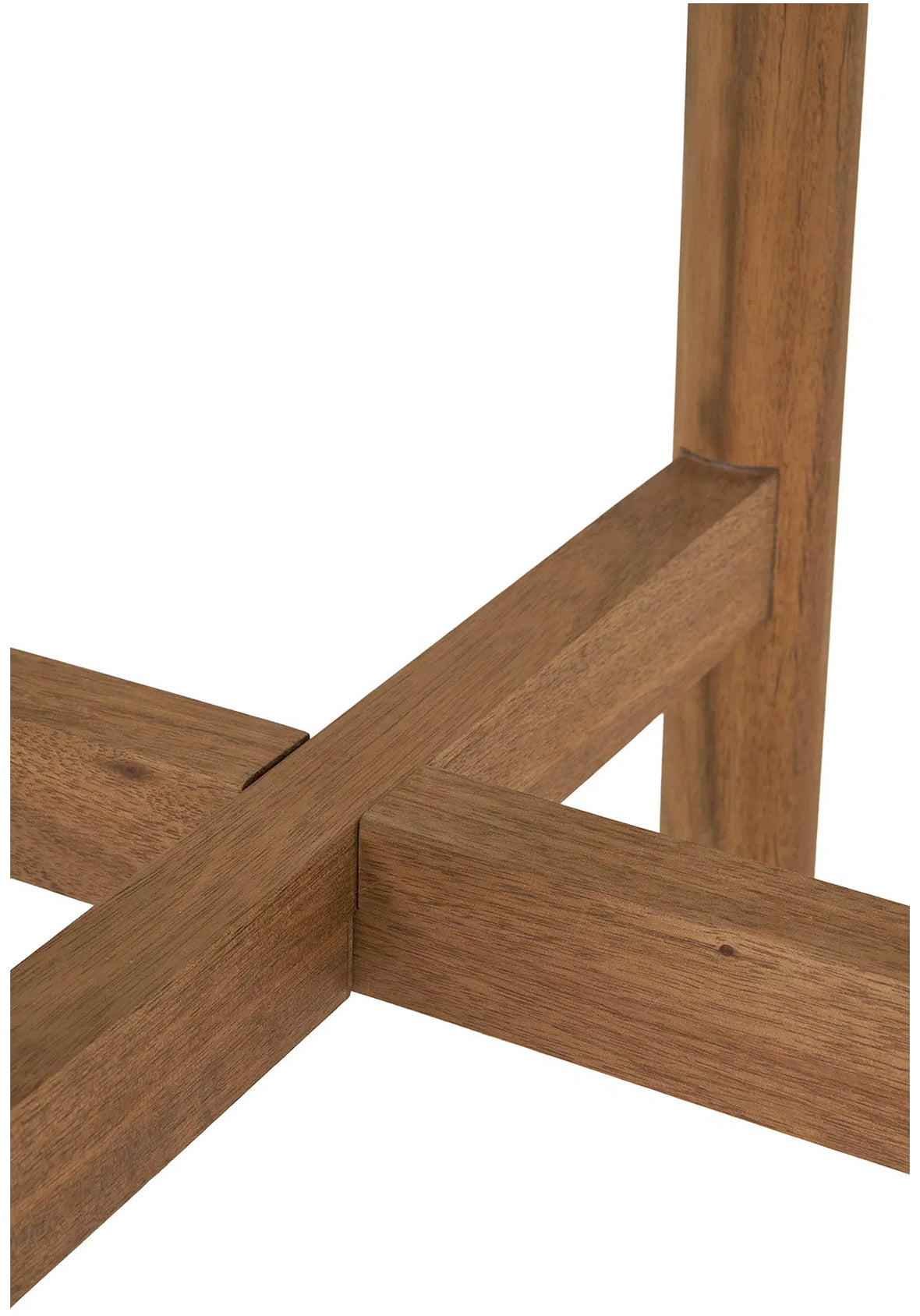 Mesa lateral Lumi de exterior en madera de Acacia y Terrazo