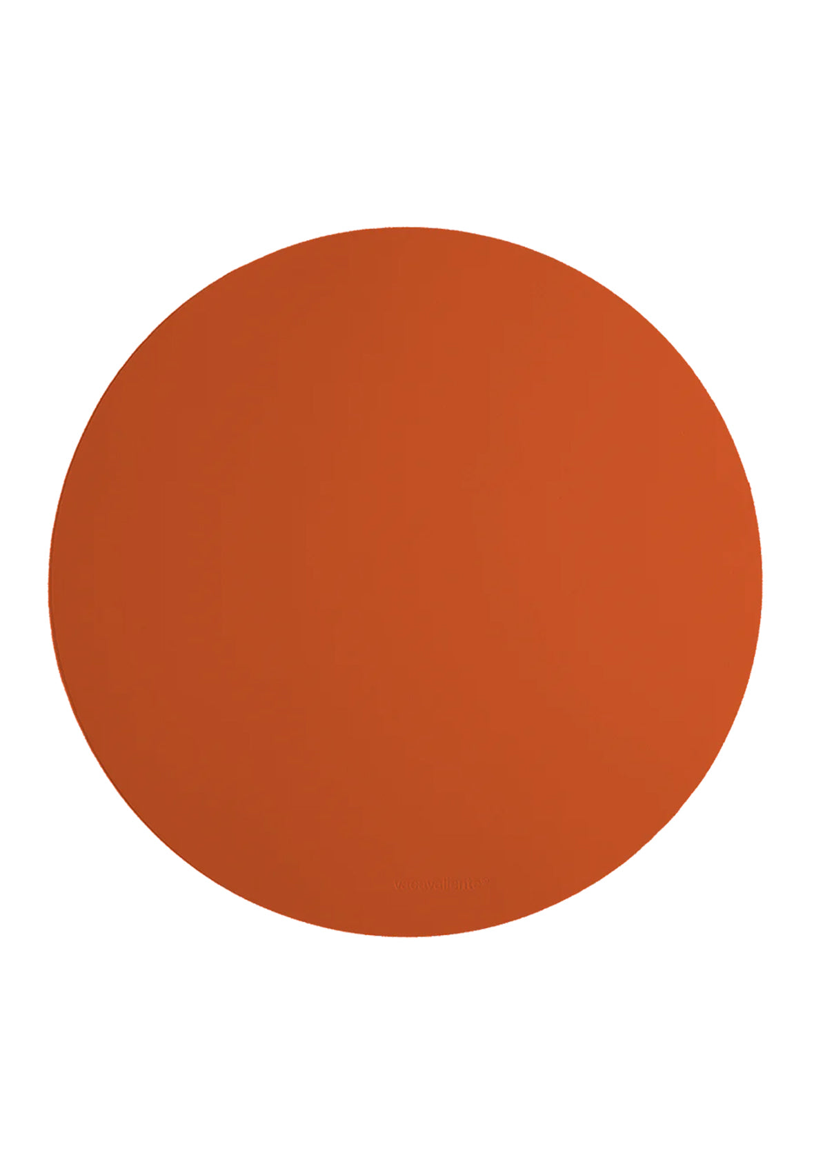 Set de 4 Manteles individuales redondos de cuero reciclado antimanchas