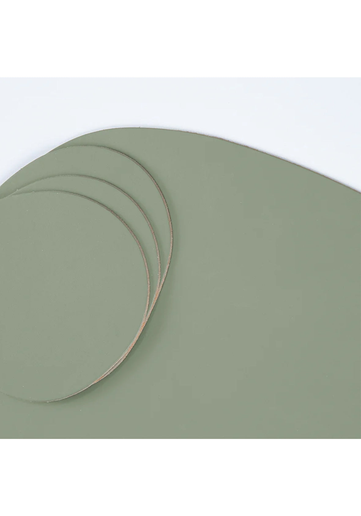 Set de 4 Manteles Individuales de mesa "Stone" en cuero reciclado