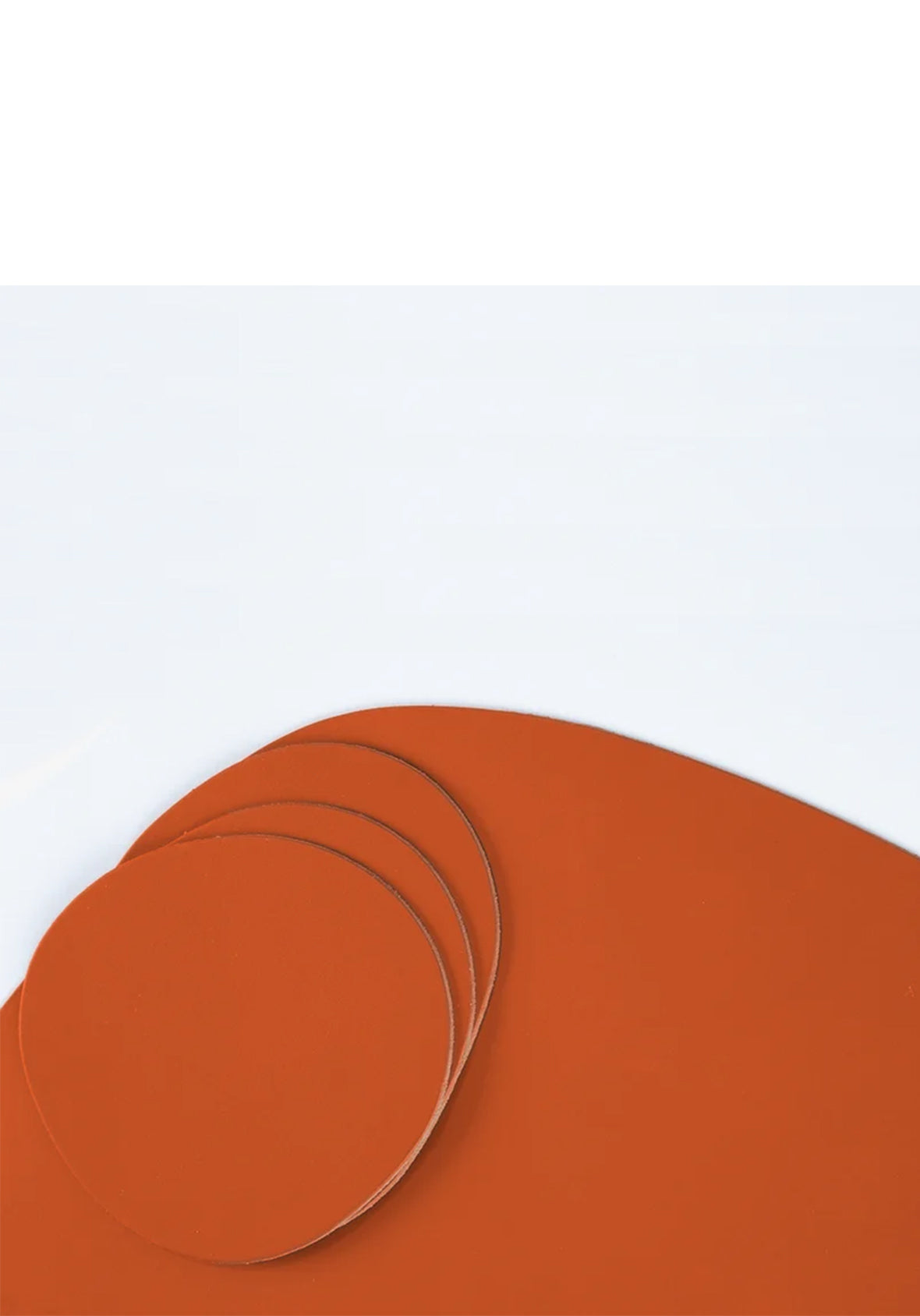 Set de 4 Portavasos Piedra de Cuero Reciclado