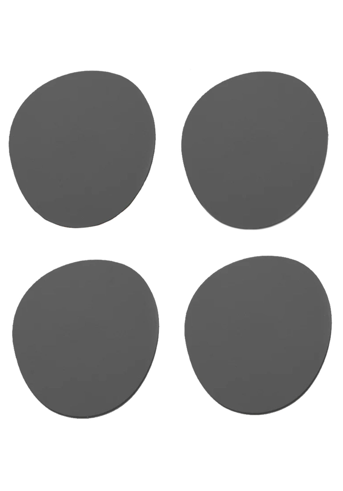 Set de 4 Portavasos Piedra de Cuero Reciclado