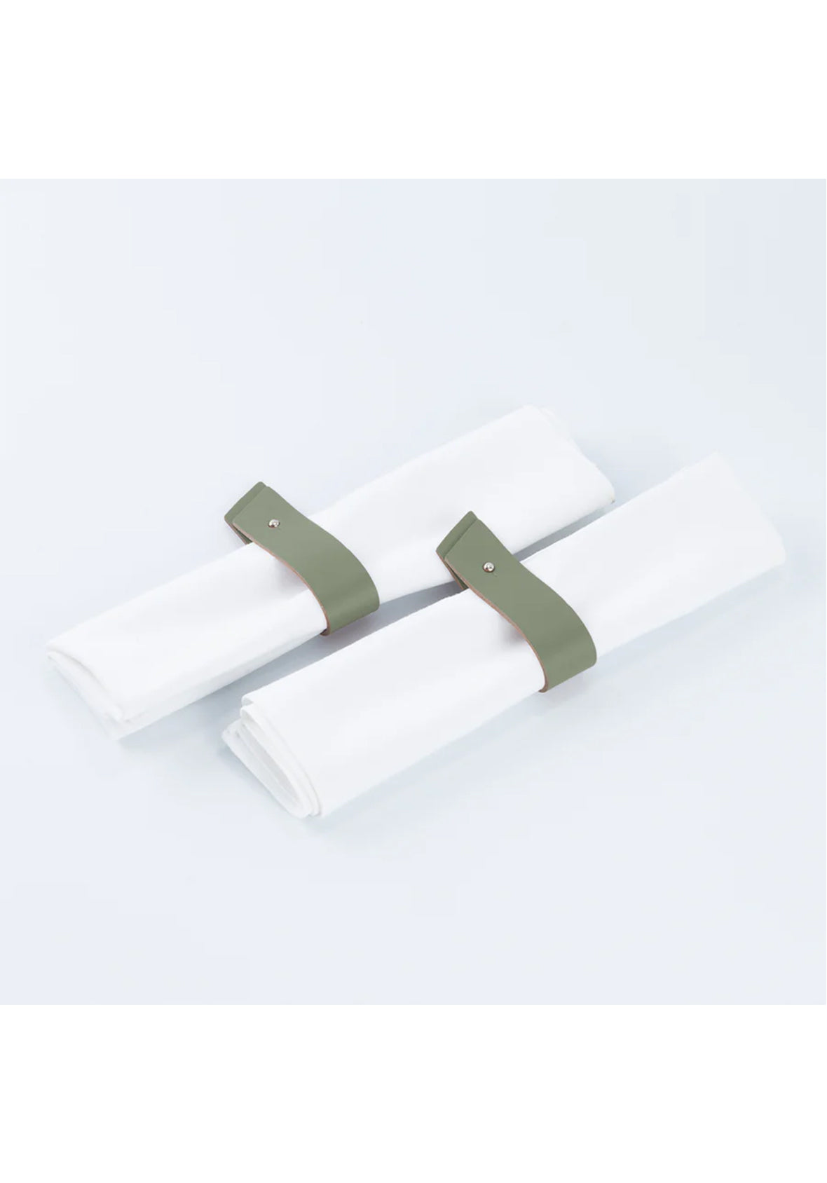 Set de 4 Porta Servilletas en piel reciclada