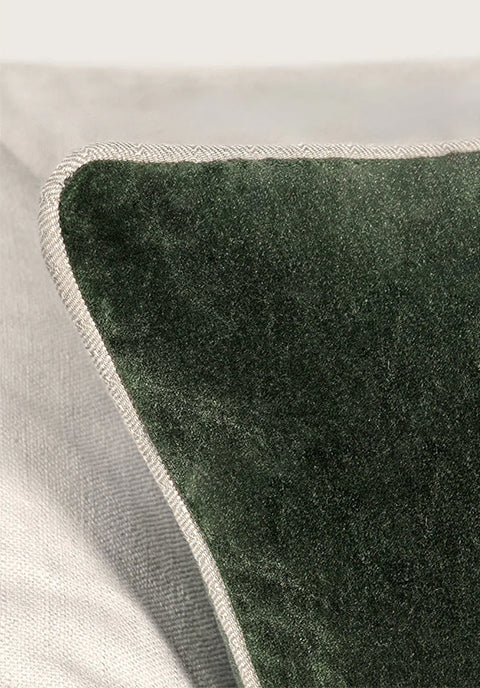 Cojín Heirloom - de terciopelo de algodón