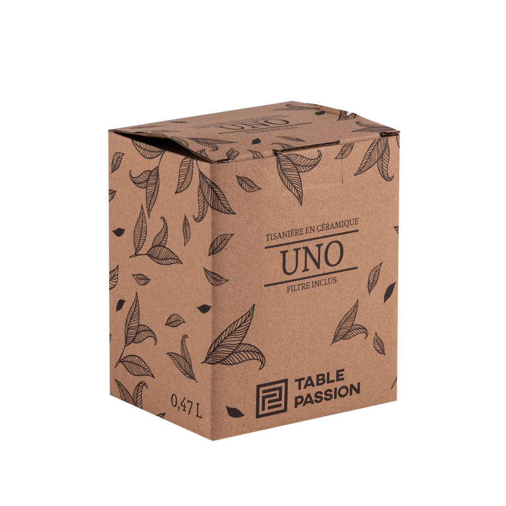 Tisaniere Uno Palo de Rosa Mate con Infusor de Acero Inoxidable