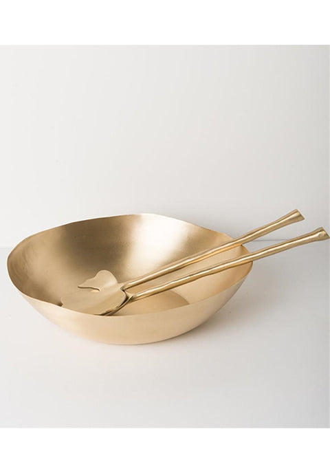 Set de 2 servidores para ensalada en forma de hoja