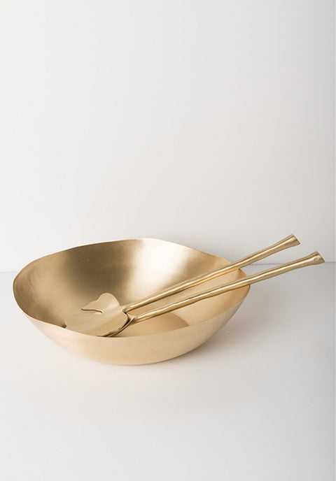 Set de 2 bowls Nature de latón