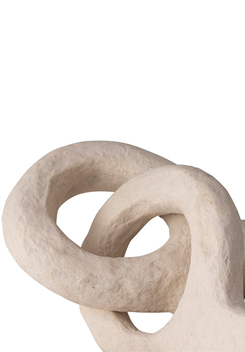 Cadena decorativa Gala- de papel maché Ø 15 cm