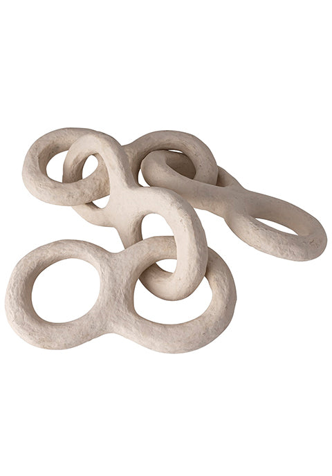 Cadena decorativa Gala- de papel maché Ø 15 cm