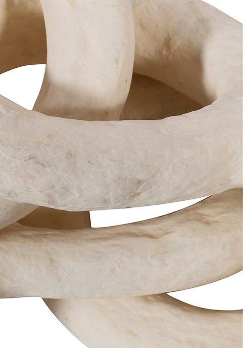 Cadena decorativa Gala- de papel maché Ø 15 cm