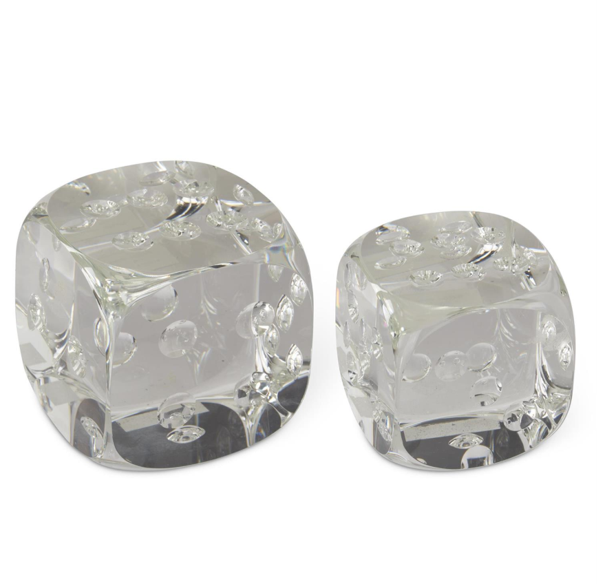 Set de Dos Dados De Cristal