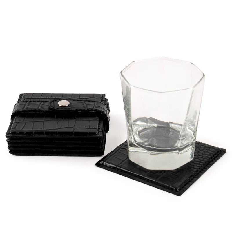 Set de 6 Portavasos Cuadrados Briddle