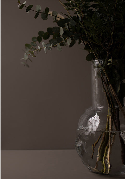 Jarrón BUNCH de vidrio transparente