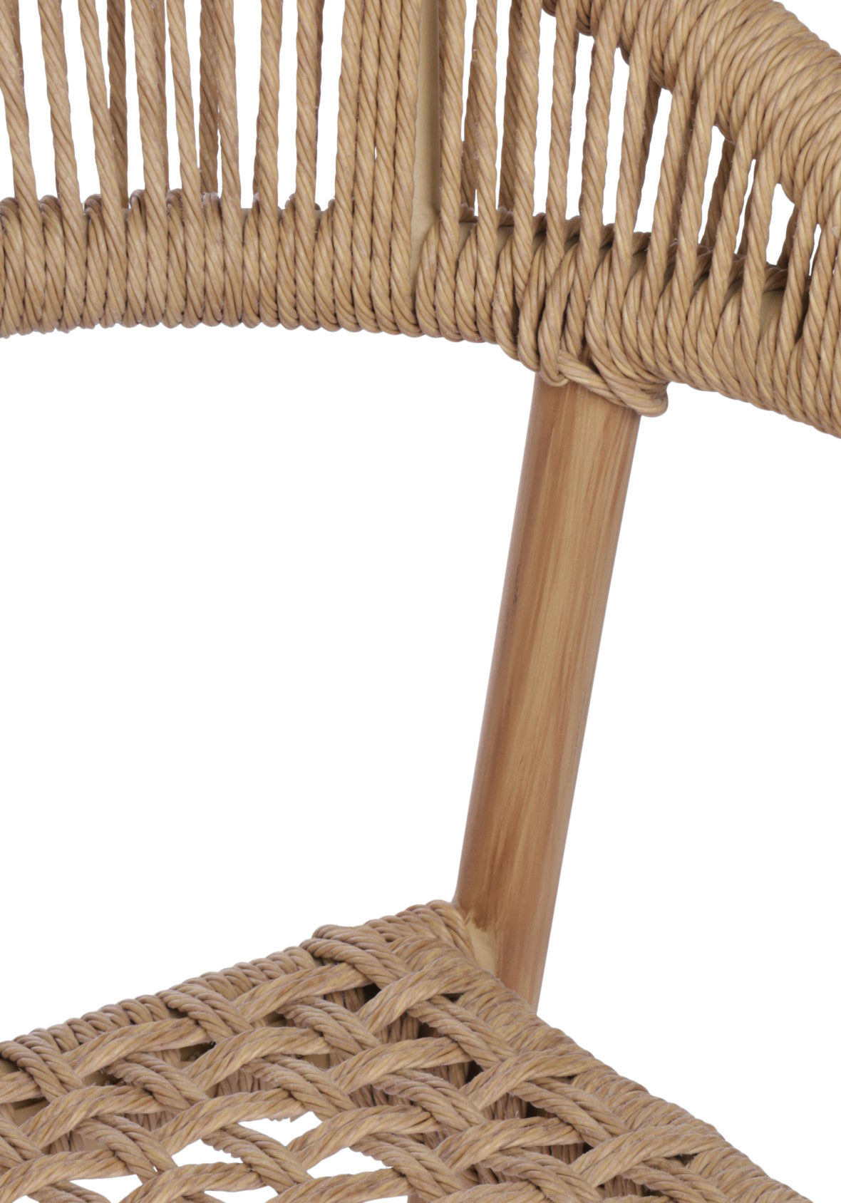 Silla Exterior Naxos Aluminio con Tejido Sintético Natural Claro
