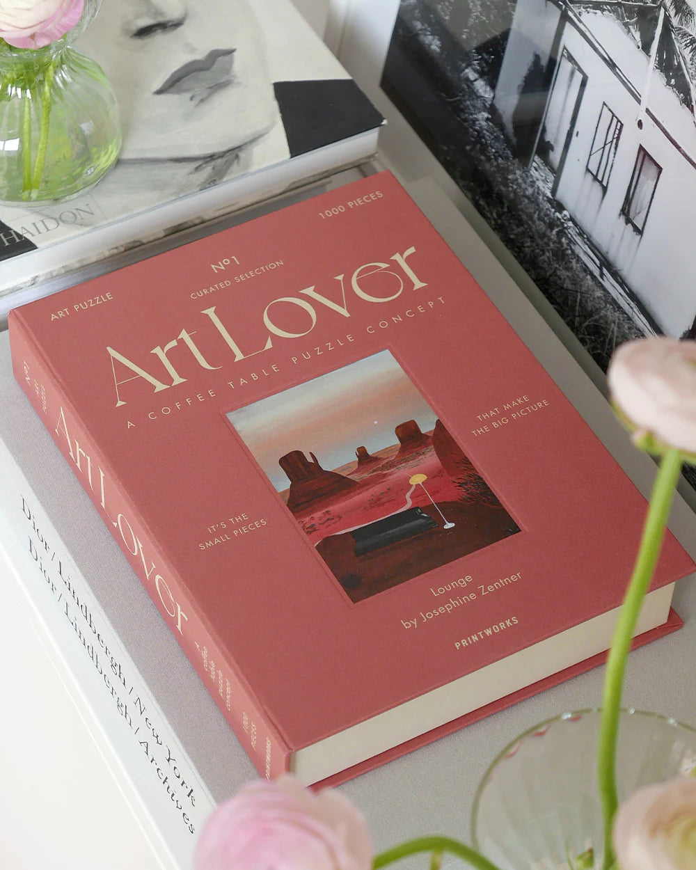 ART LOVER BOOK PUZZLE - LOUNGE, 1000 PCS