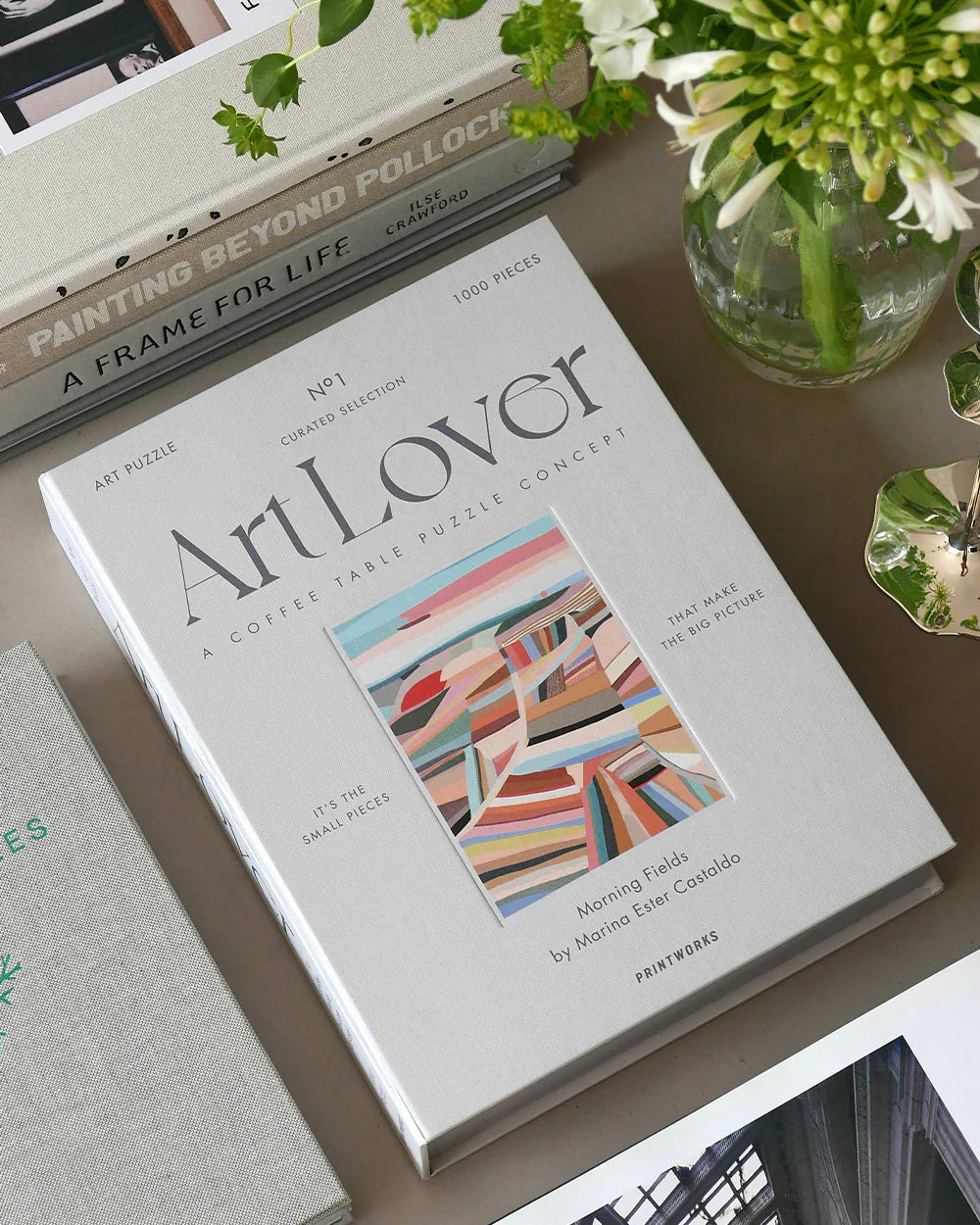 ART LOVER BOOK PUZZLE - MORNING FIELDS, 1000 PCS