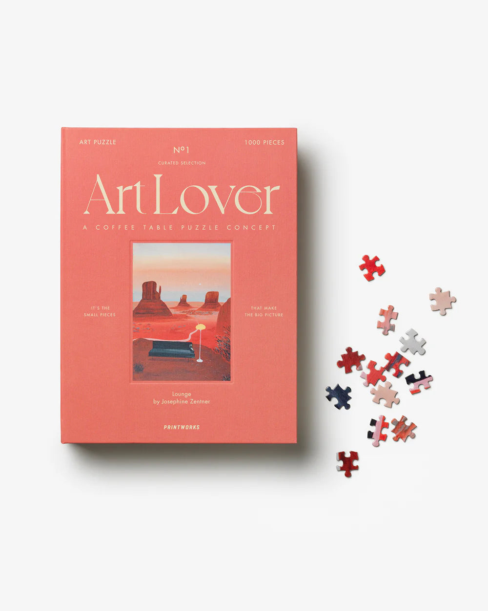 ART LOVER BOOK PUZZLE - LOUNGE, 1000 PCS