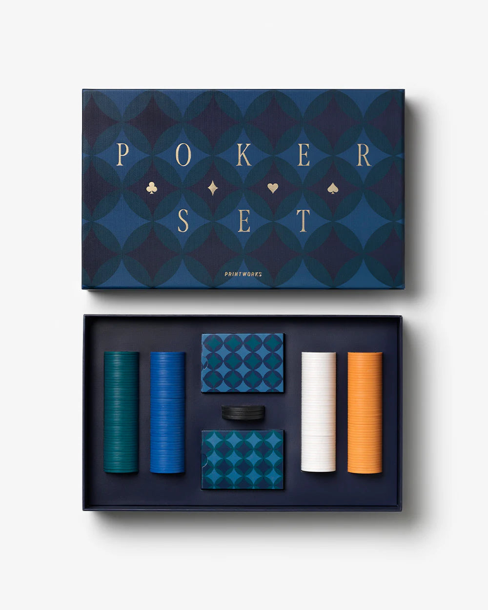 ART OF POKER-DARK BLUE