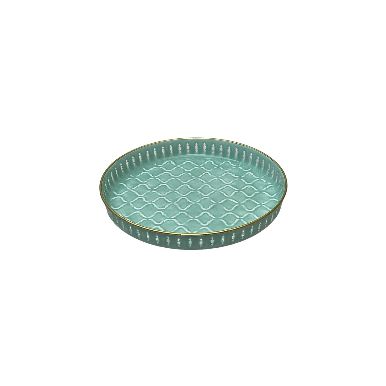 Plateau Riviera /JALI35cm – Charola Decorativa Artesanal de Metal