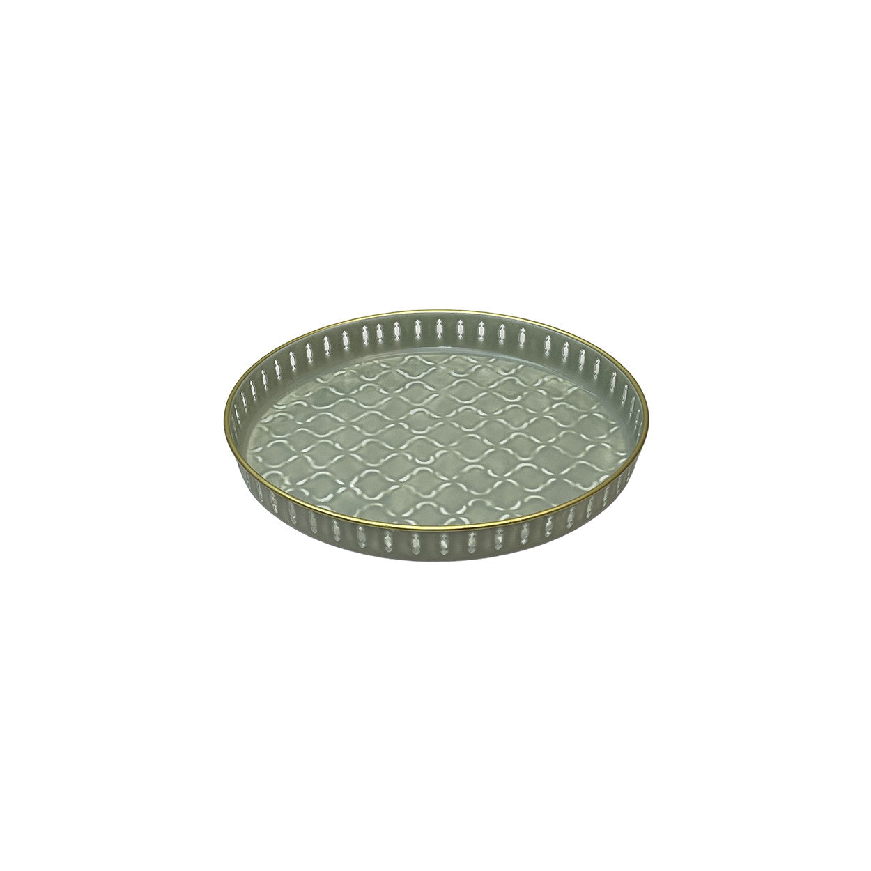 Plateau Riviera /JALI35cm – Charola Decorativa Artesanal de Metal
