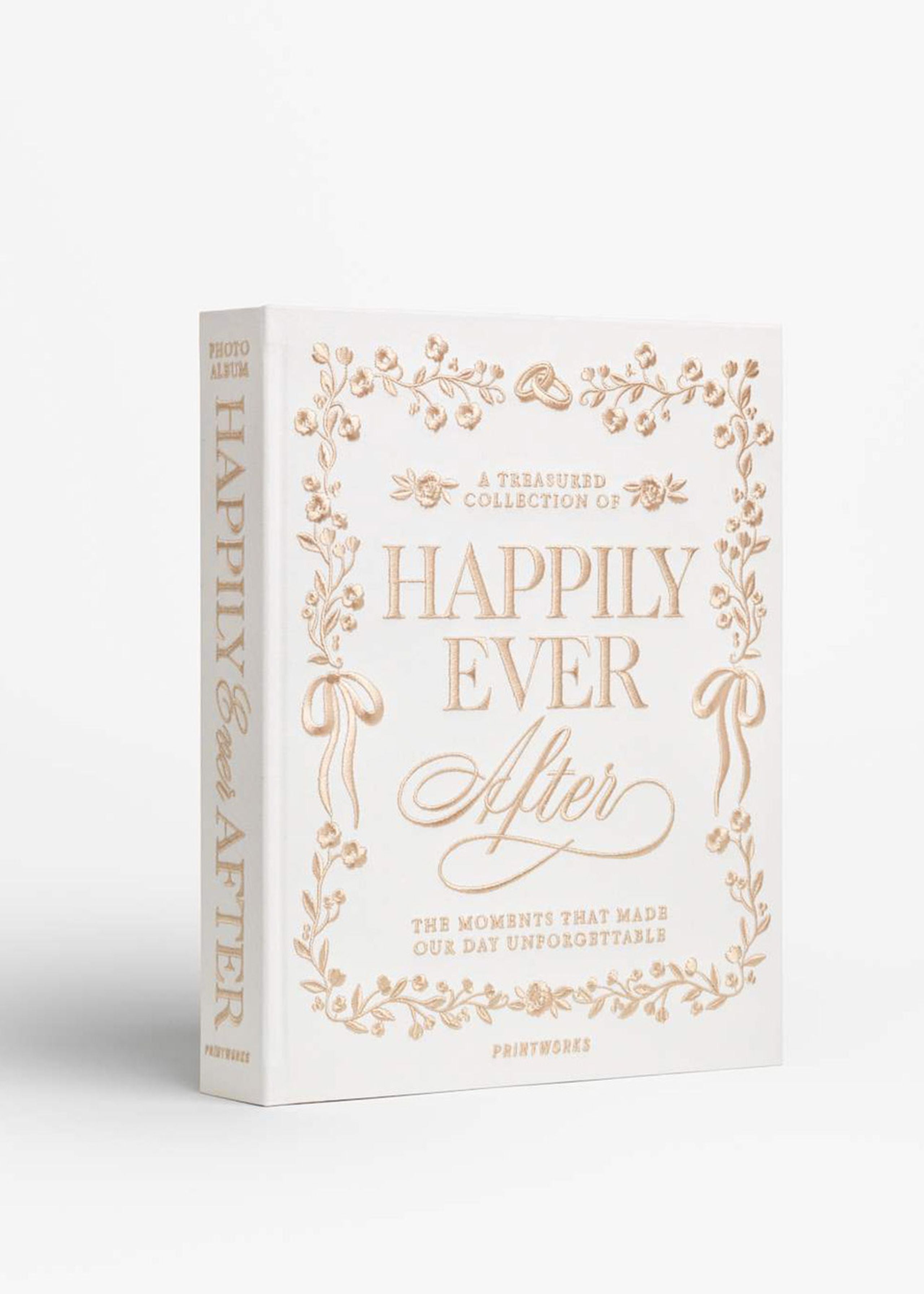EMBROIDERED PHOTO ALBUM - HAPPILY EVER AFTER