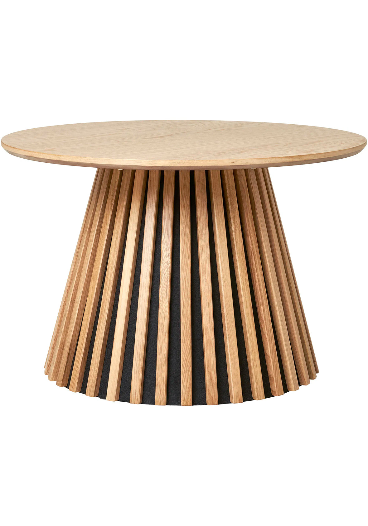 Mesa de centro Kanso en chapa de roble  70cm × 45cm