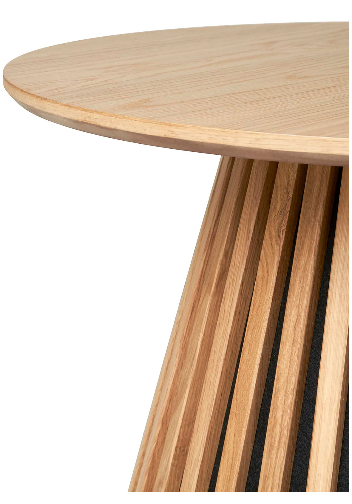 Mesa de centro Kanso en chapa de roble  70cm × 45cm