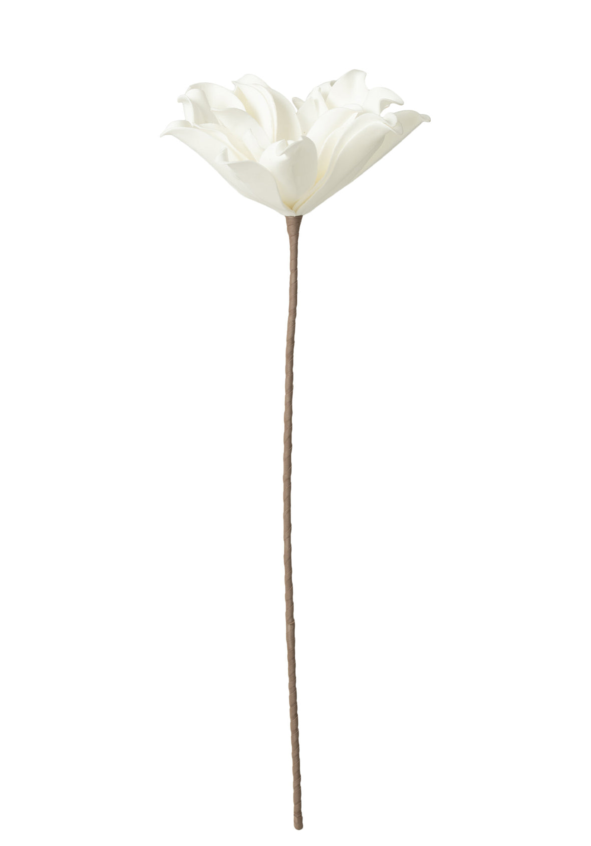 Flor decorativa artificial blanca EVA