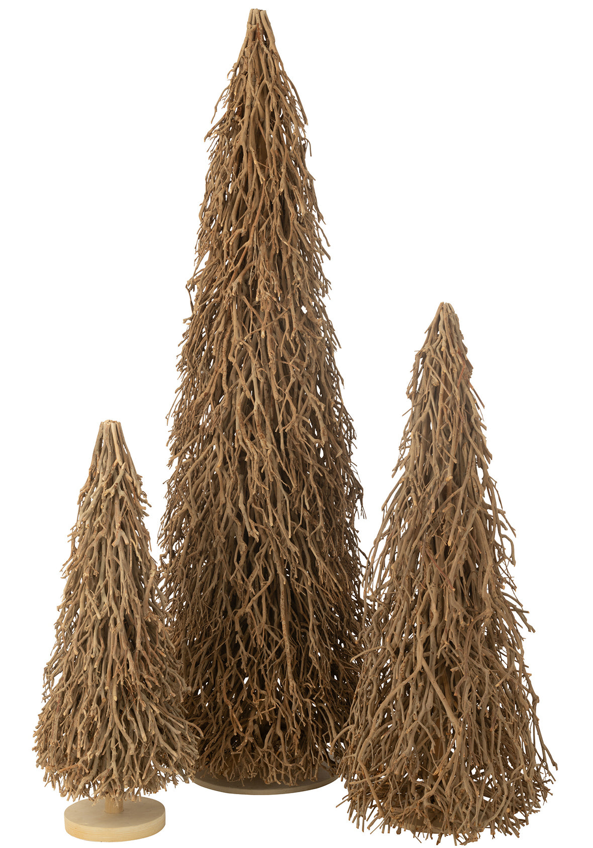 Árbol de Navidad de Madera Natural – Ramas Madera Natural