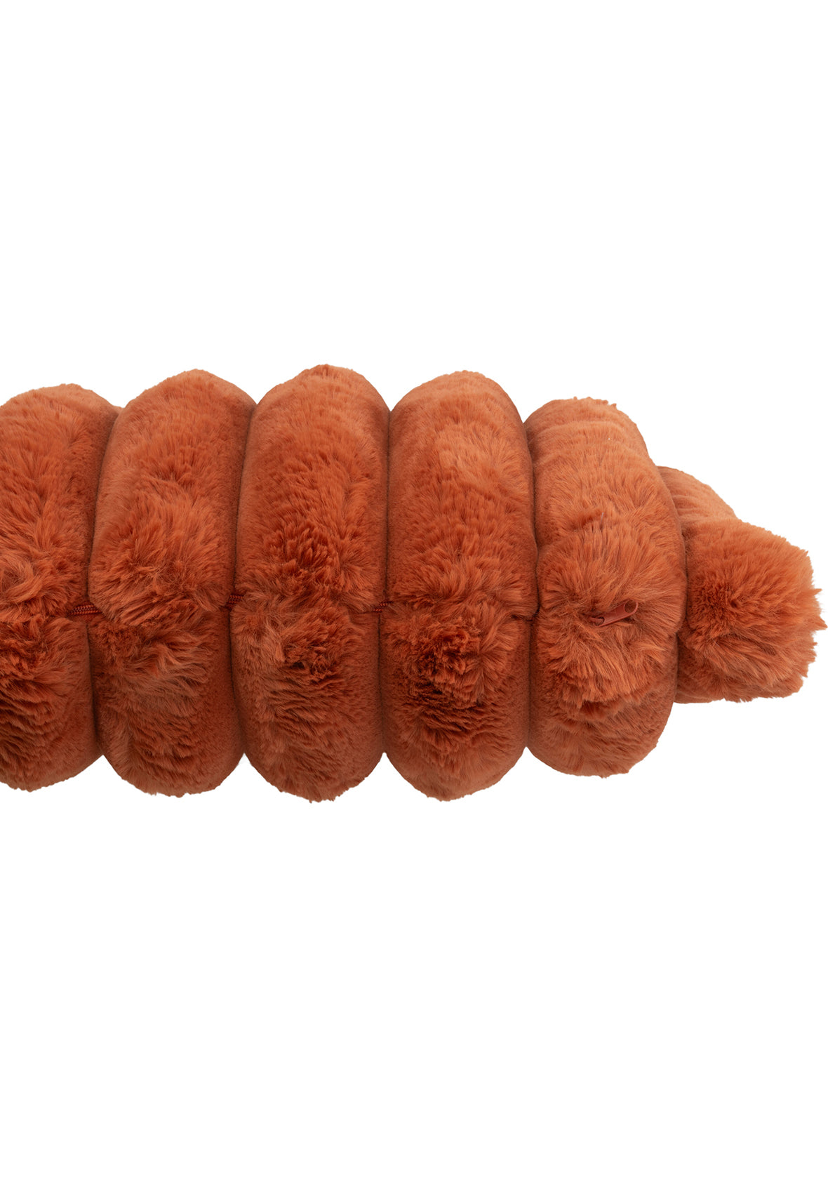 Cojín Decorativo Corduroy Acanalado Naranja
