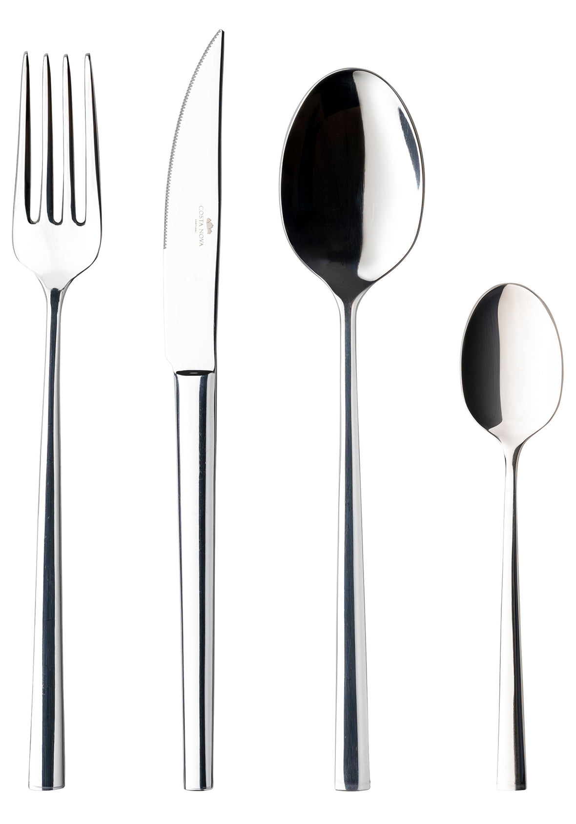 Set de 24 cubiertos VELA – Acero inoxidable 18/10 – 4mm – Diseño contemporáneo