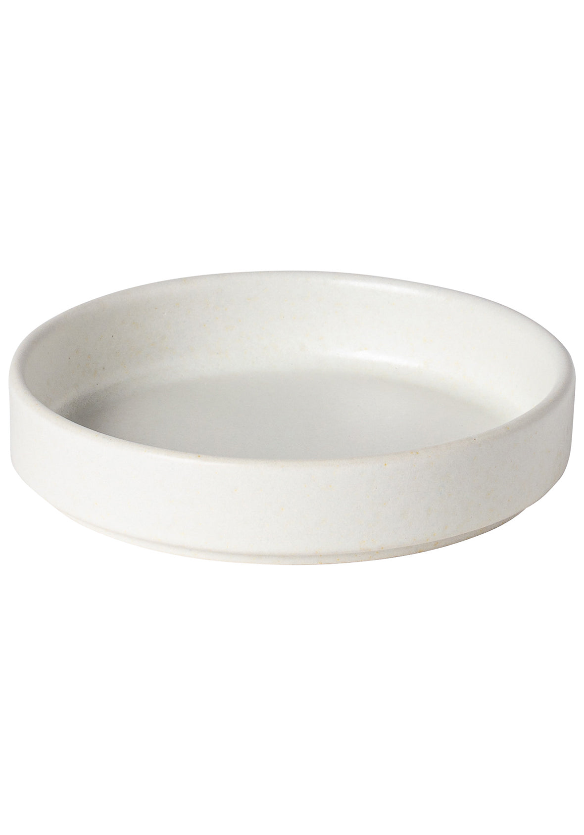 Set de 4 platos de mesa con reborde de 13 cm  - Colección de vajilla LUMA en gres fino hecha en Portugal