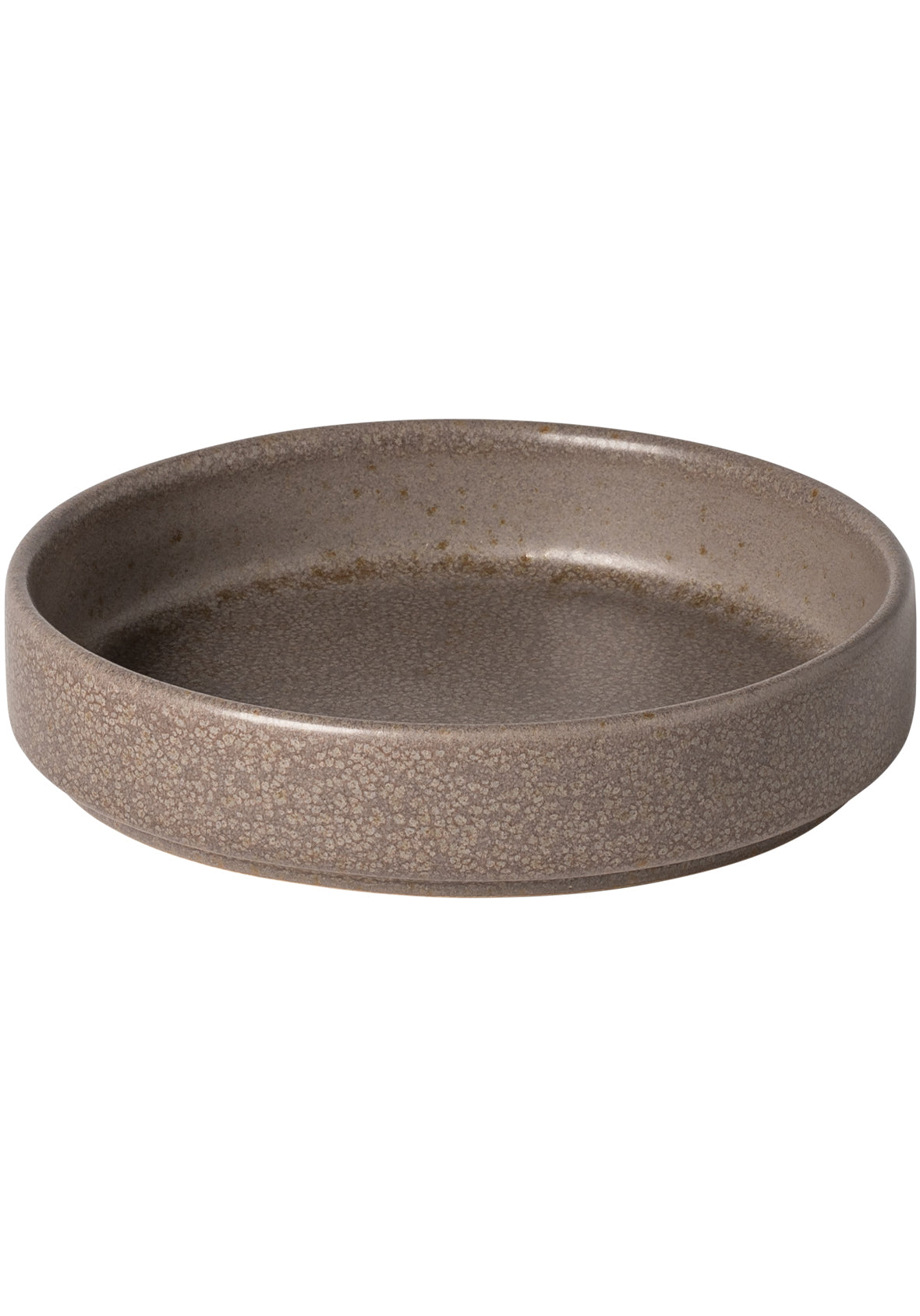 Set de 4 platos de mesa con reborde de 13 cm  - Colección de vajilla LUMA en gres fino hecha en Portugal