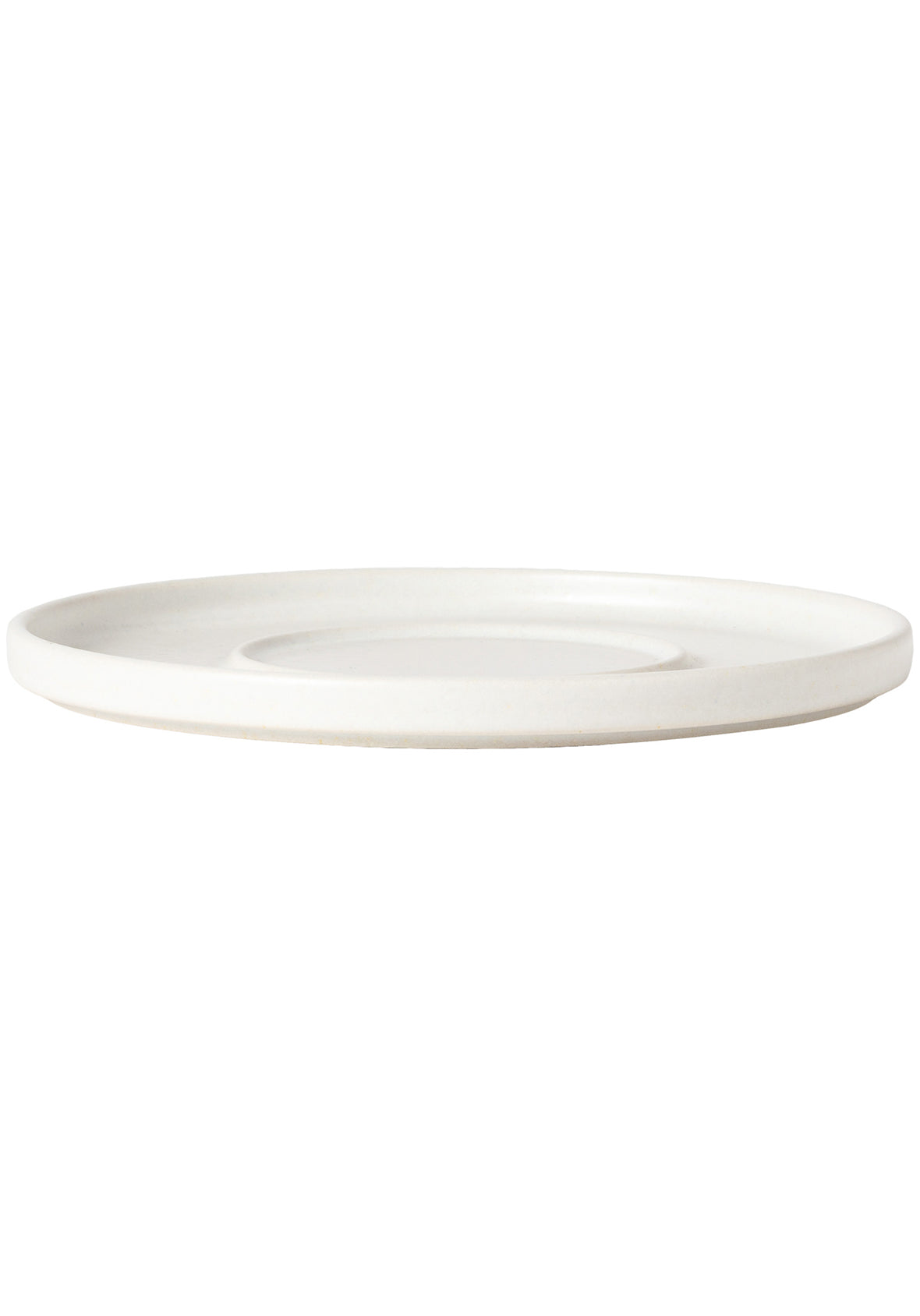 Set de 4 Platos para Tazas de Té 17 cm - Colección de vajilla LUMA en gres fino hecha en Portugal