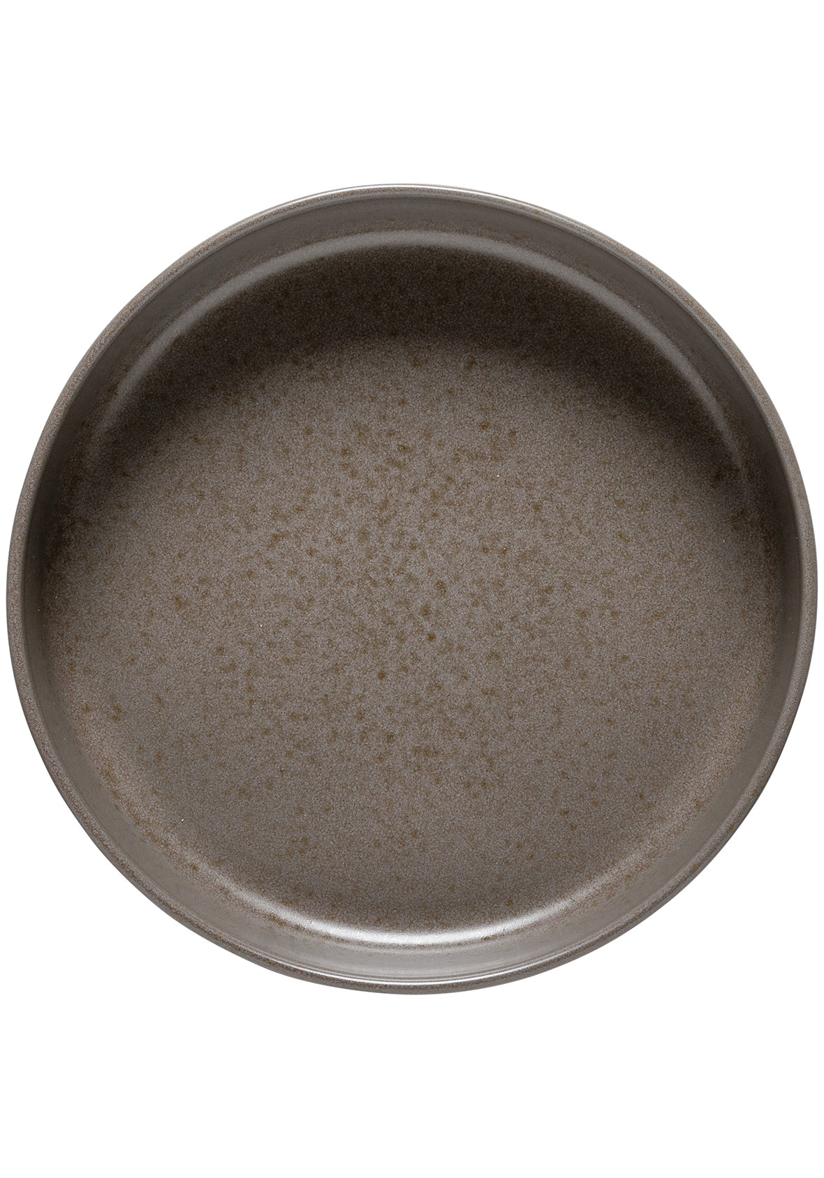 Set de 4 platos de mesa con reborde  de  25 cm  - Colección de vajilla LUMA en gres fino hecha en Portugal