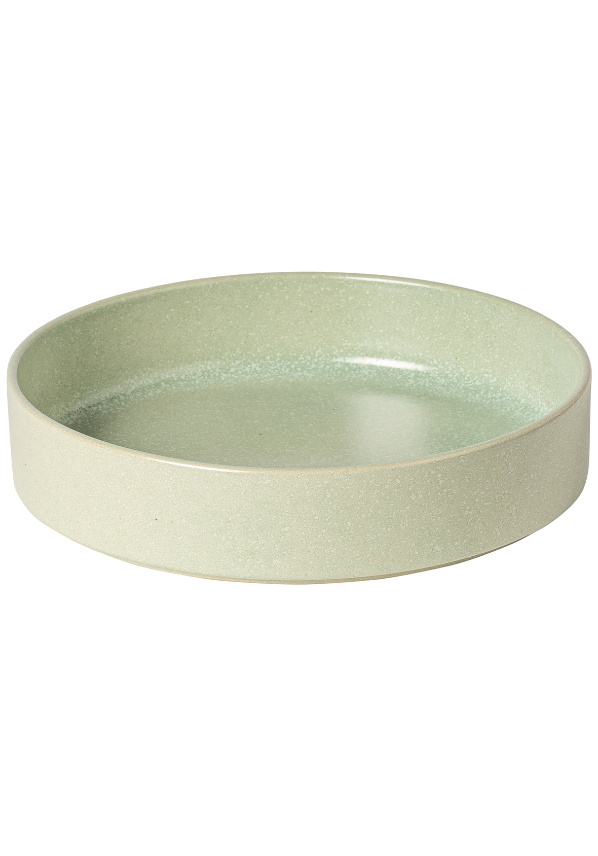 Set de 4 platos de mesa con reborde  de  25 cm  - Colección de vajilla LUMA en gres fino hecha en Portugal