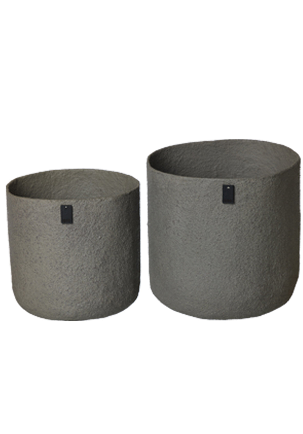 Set de 2 macetas exteriores All Nature Black