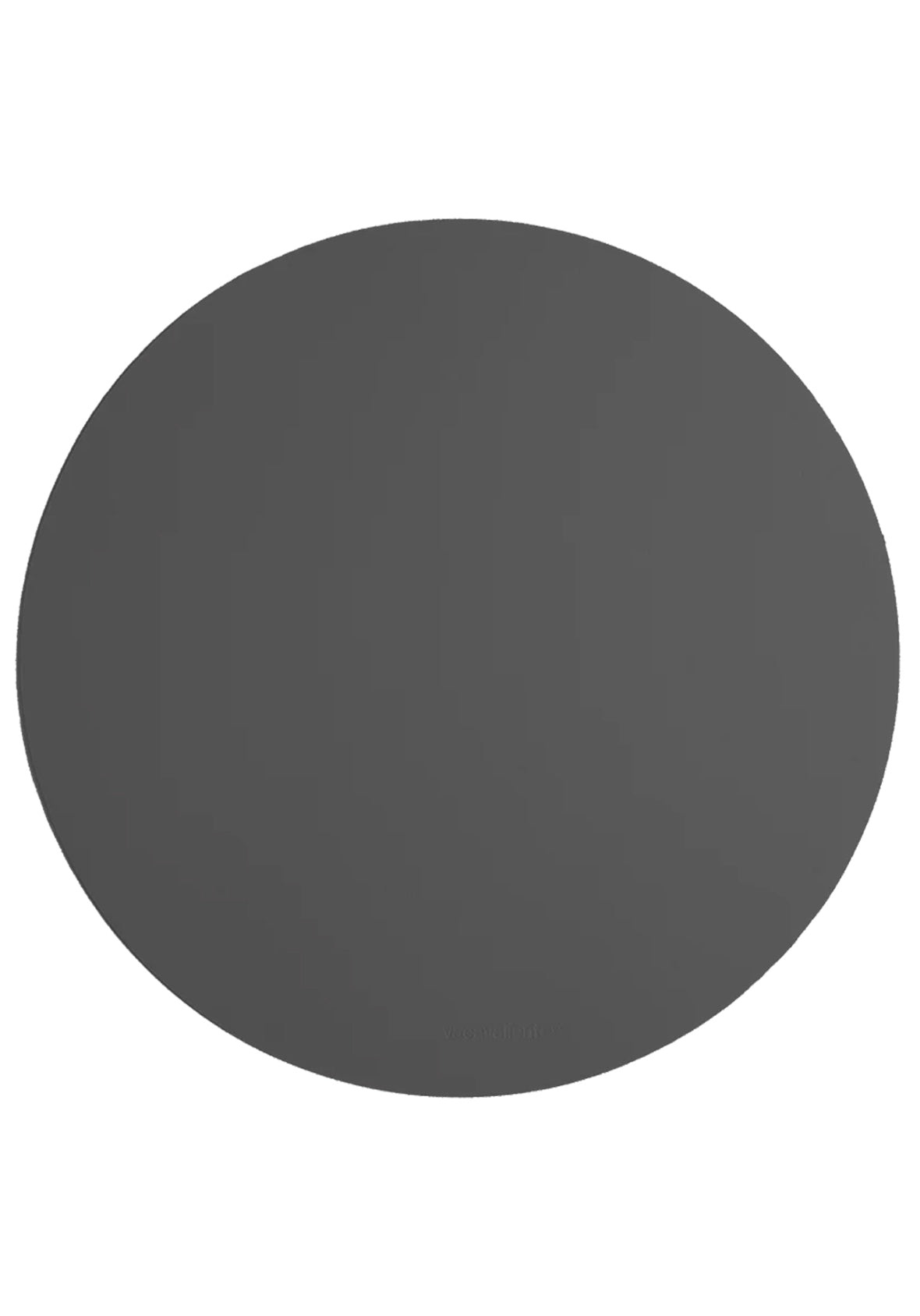 Set de 4 Manteles individuales redondos de cuero reciclado antimanchas