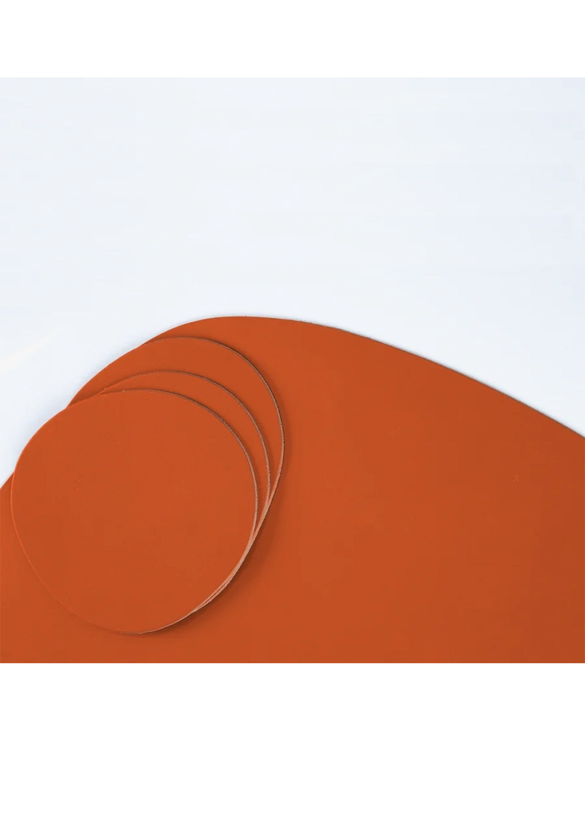 Set de 4 Manteles Individuales de mesa "Stone"  en cuero reciclado