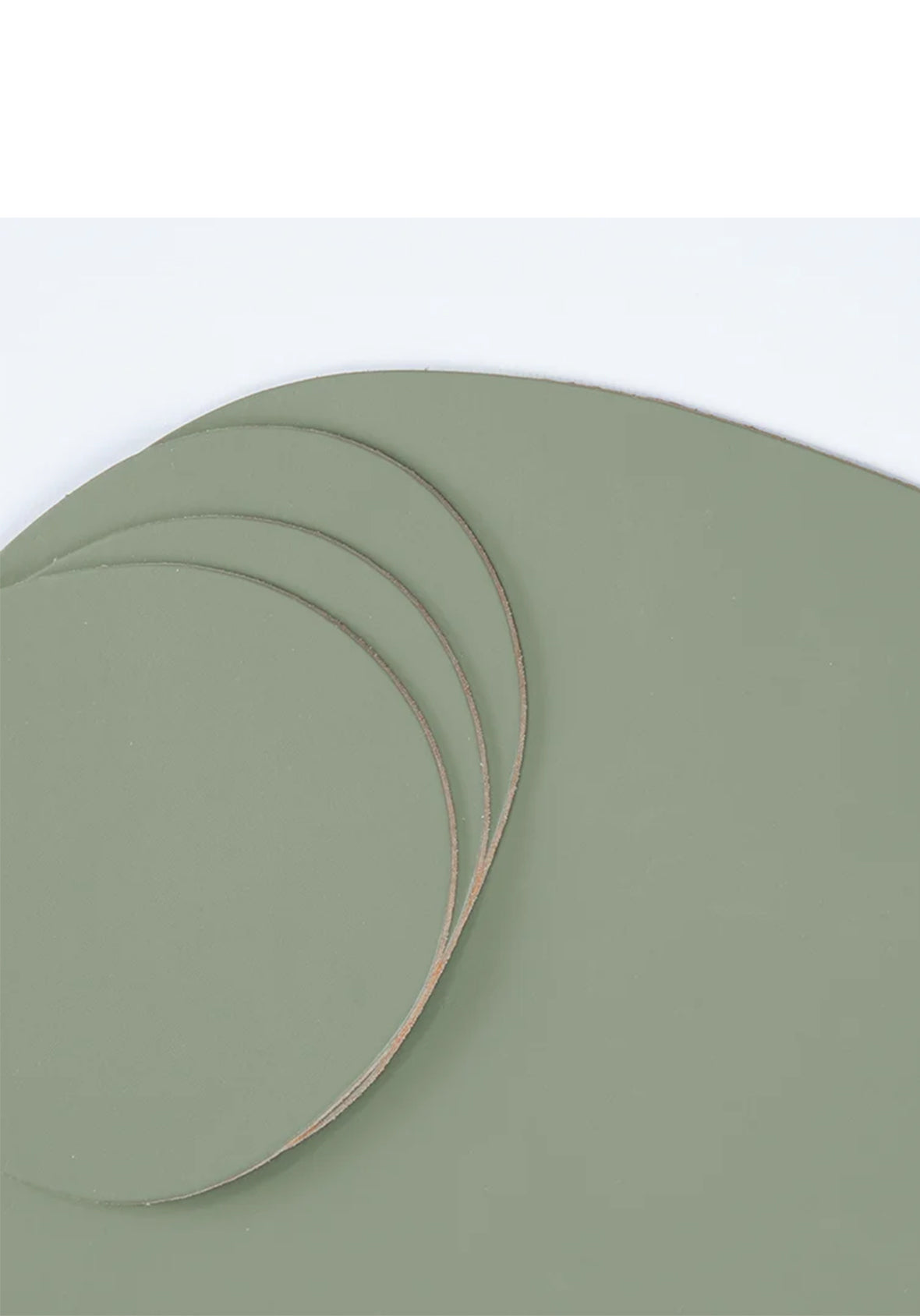 Set de 4 Portavasos Piedra de Cuero Reciclado