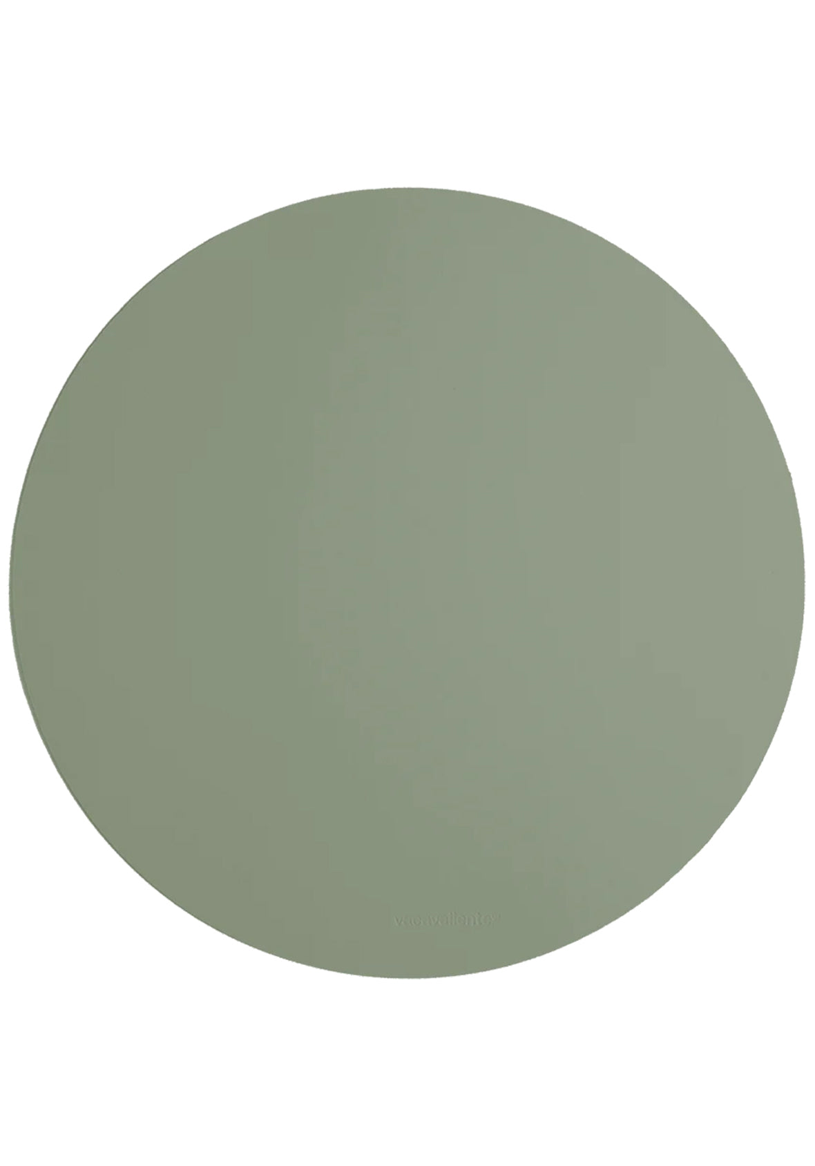 Set de 4 Manteles individuales redondos de cuero reciclado antimanchas