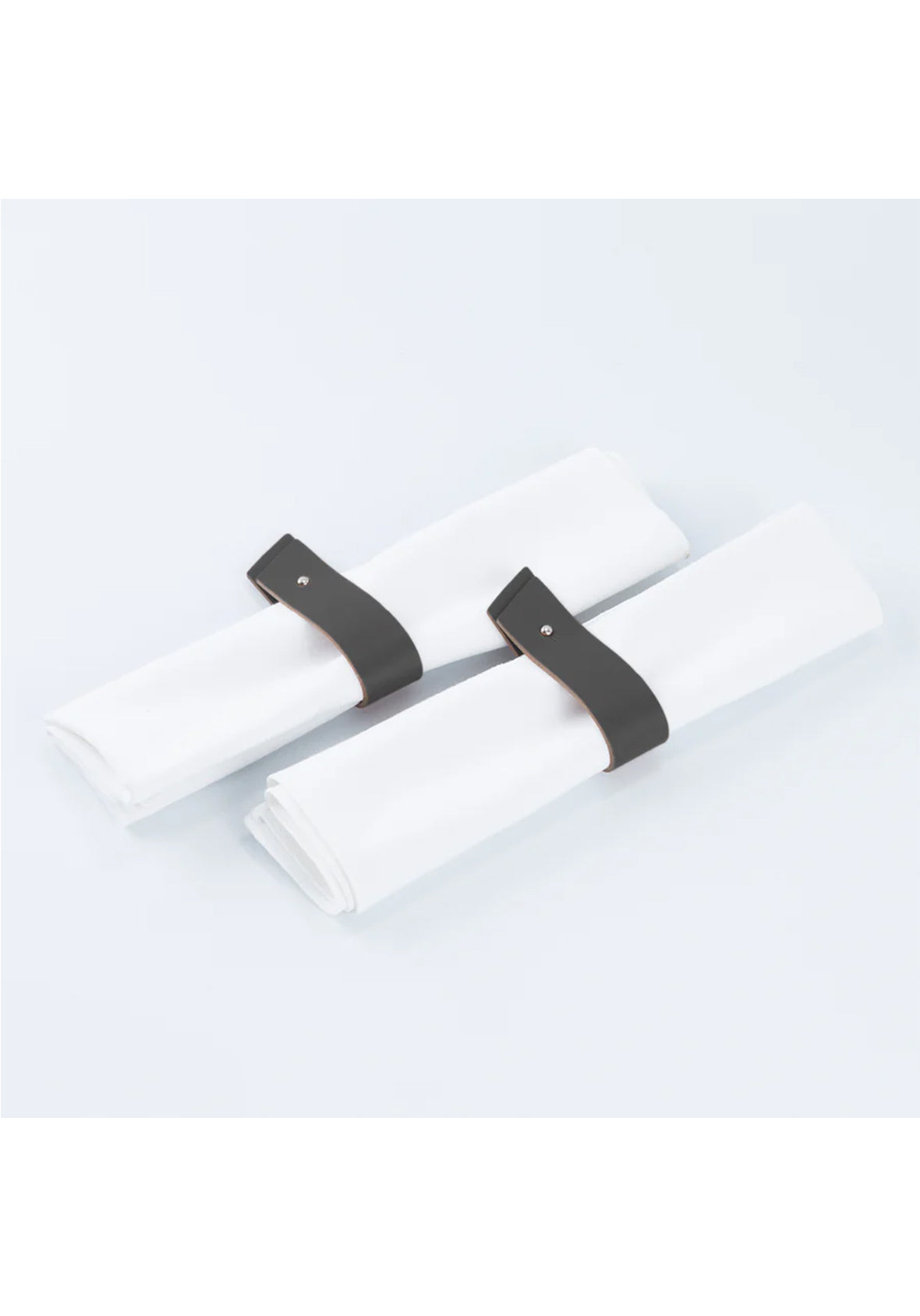 Set de 4 Porta Servilletas en piel reciclada