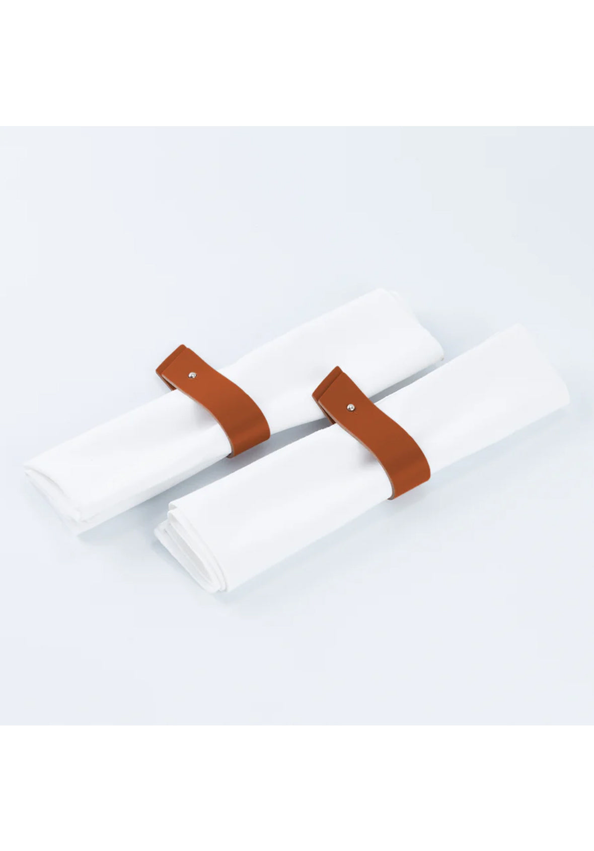 Set de 4 Porta Servilletas en piel reciclada