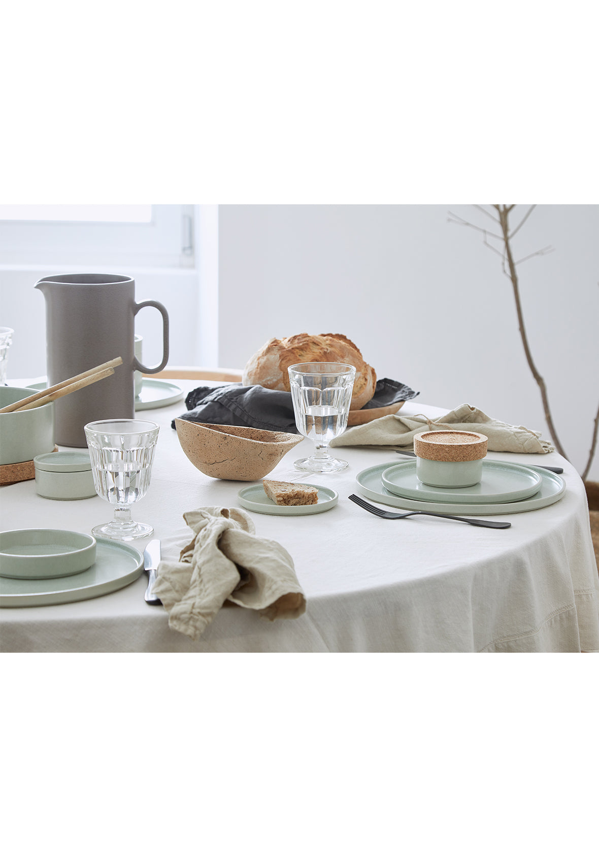 Set de 4 bowls  - 13 cm  - Colección de vajilla LUMA en gres fino hecha en Portugal