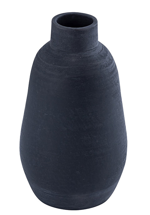 Maceta Bahamas  de terracota negra