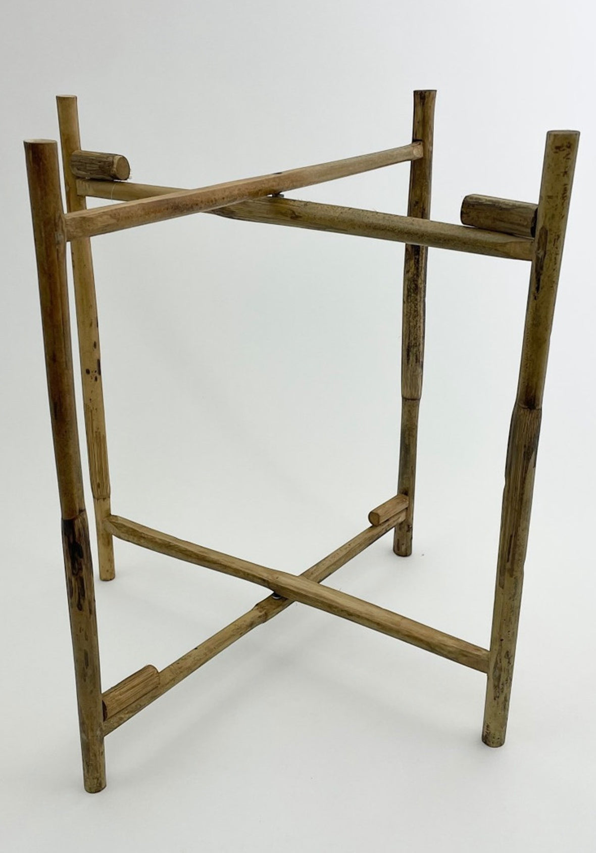 Mesa lateral con cubierta intercambiable DOBLE base de  madera – Colección Marrakesh