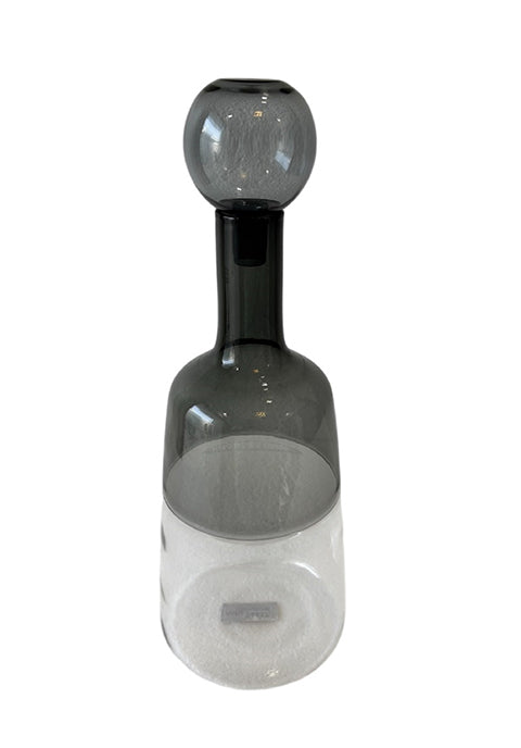 Jarrón decorativo Seducción- tipo botella de vidrio Ø 14 cm