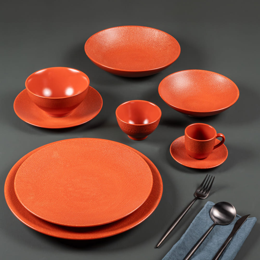 Set de vajilla individual 8 piezas – Vesubio Terra-