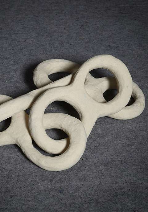 Cadena decorativa Gala-  de papel maché Ø 15 cm